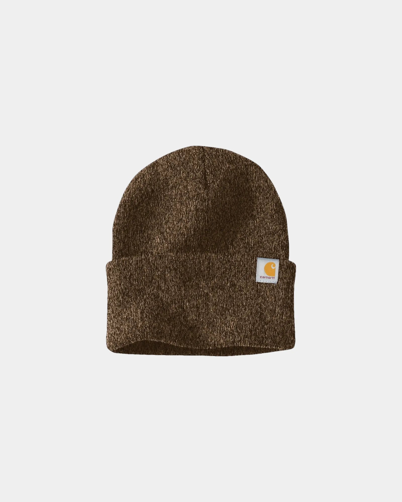 Custom rib knit beanie Carhartt Watch Cap 2.0 - Dark Brown/ Sandstone